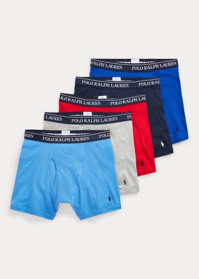 Men's Polo Ralph Lauren Wicking 5-Pack Briefs | 729630JGI